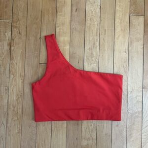Girlfriend Collective Paloma One-Shoulder Sports Bra